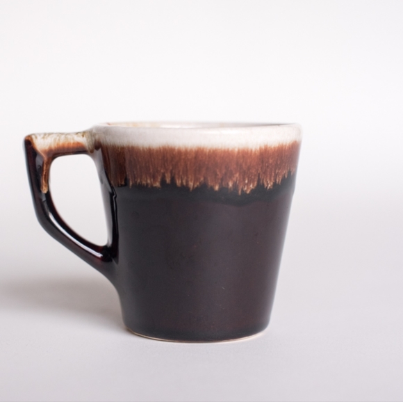 MCM Vintage, Pfaltzgraff Drip Glaze Mugs | Brown White Glaze - Picture 3 of 5